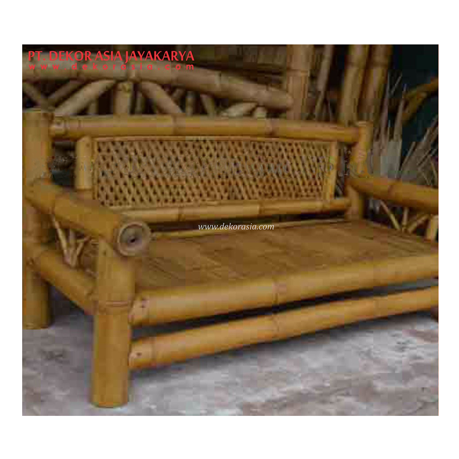 BAMBOO BENCH 3 SEATERS, Bamboo Benches, Products Bamboo Bench Furniture